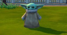 Le personnage de « Baby Yoda » intégré au jeu vidéo Les Sims 4