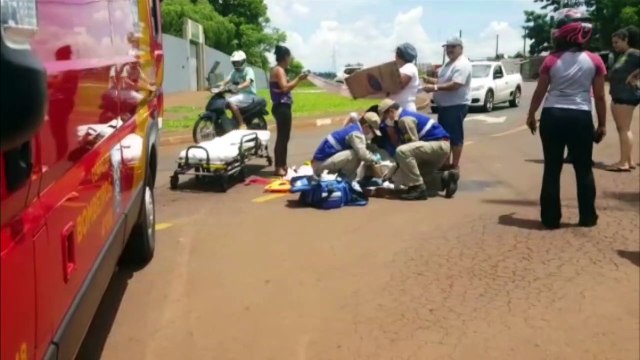 Motociclista sofre ferimentos graves em acidente no Brasmadeira