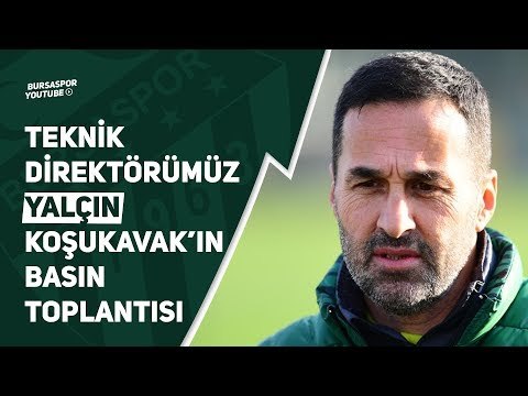 Teknik Direktörümüz Yalçın Koşukavak Altınordu Maçı Öncesi Basın Toplantısı Düzenliyor