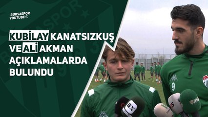 Futbolcularımız Kubilay Kanatsızkuş ve Ali Akman Soruları Yanıtladı