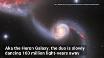 Scientists Capture Two Galaxies Caught in a Cosmic Dance