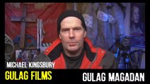 Film director Michael Kingsbury discusses a section of his film Gulag Magadan 2017