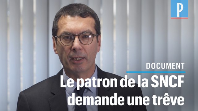 Grève des cheminots : le patron de la SNCF demande une trêve pour Noël
