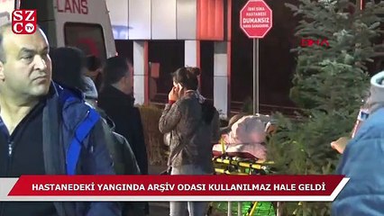 Ankara'da hastane yangını!