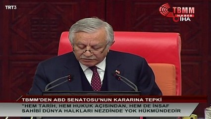 TBMM’den ABD Senatosu’nun kararına tepki