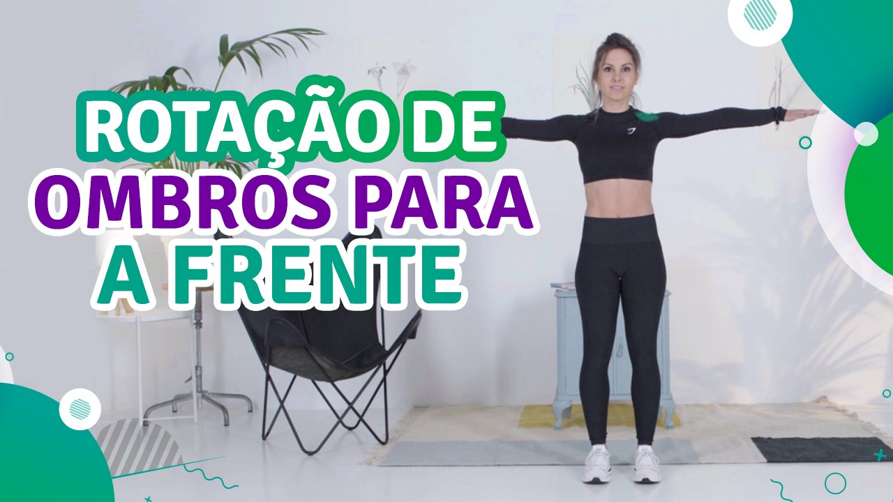Rotação de ombros para a frente - Sou Fitness