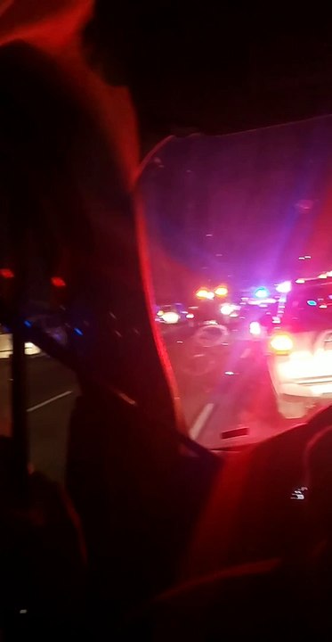 Plane Lands on 5 Freeway