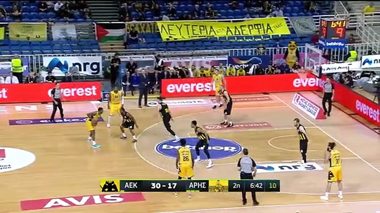 AEK - ΑΡΗΣ 92-79  (HL)