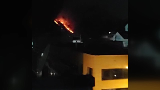 경산 주택 창고에 불...야산에 옮겨붙어 / YTN