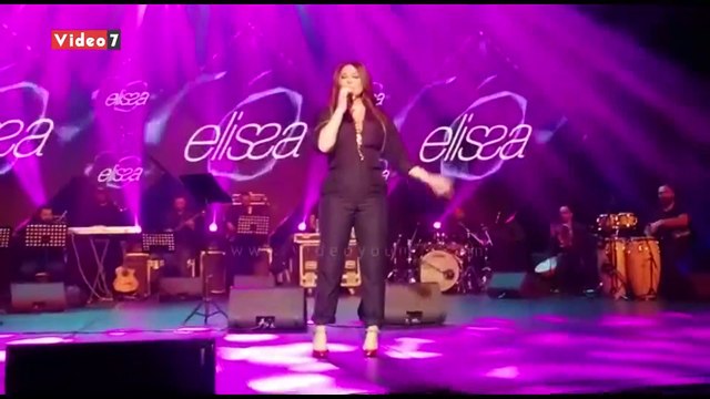 إليسا تبهر جمهورها بحفل جامعة مصر للعلوم والتكنولوجيا