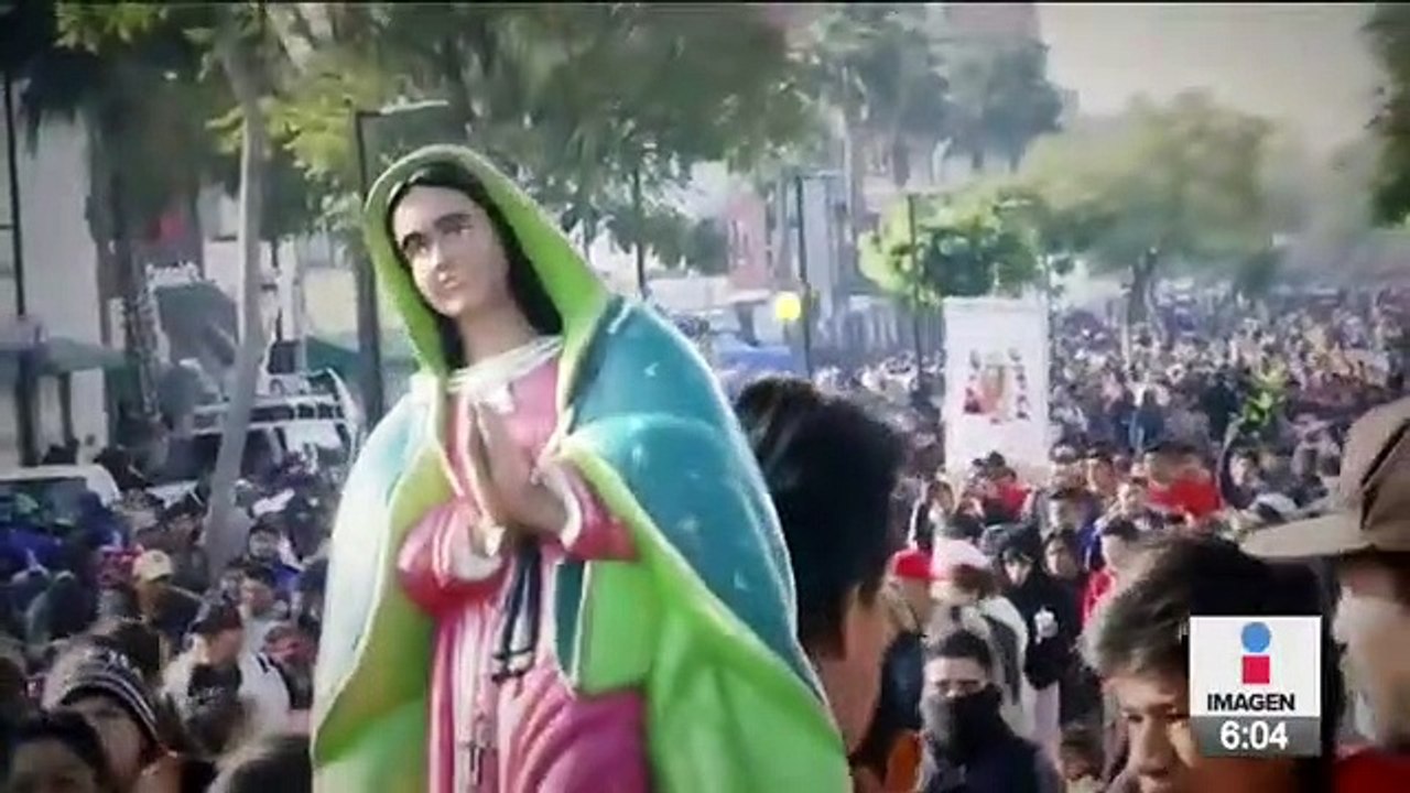Este pequeñito de 10 años recorrió un 1km de rodillas hacia la Basílica de Guadalupe