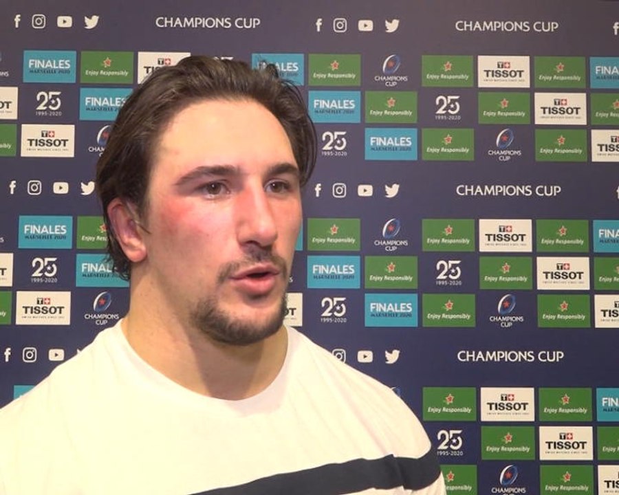 Champions Cup : 4e j. - Chat : "Très honoré d'avoir 100 matches avec le Racing et de valider par une victoire"