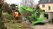 Latest Technology Long Reach Excavator Power Full - Extreme Fast Tree Felling Machine Action