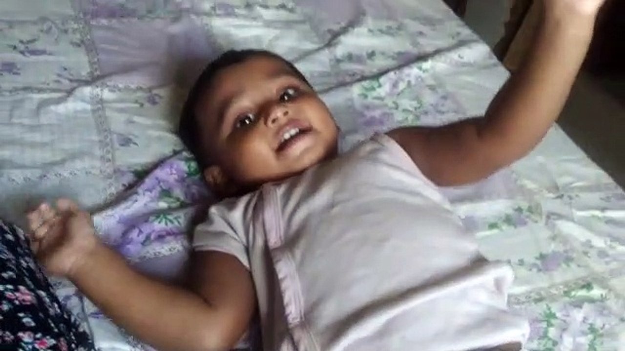 My child playing