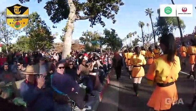 Kyoto Tachibana High Scholl Green Band - Rose Parade 2018