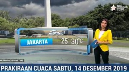 Prakiraan Cuaca Sabtu 14 Desember 2019