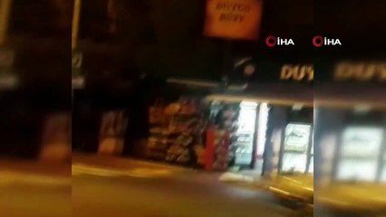 'İlaç almak için' eczanelerin camını kıran şahıs kamerada