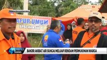 Banjir Akibat Air Sungai Meluap Rendam Permukiman Warga di Kampar