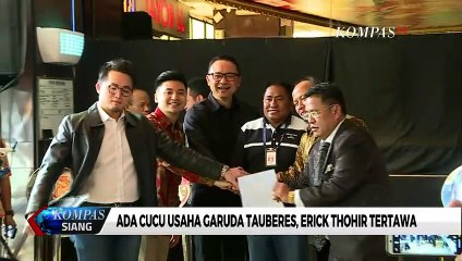 Ada Cucu Usaha Garuda Tauberes, Erick Thohir Tertawa