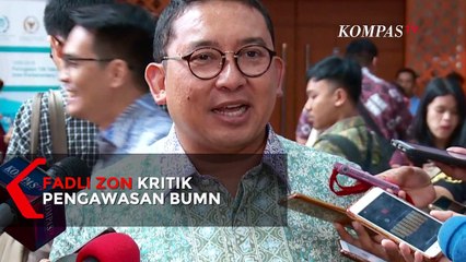 Fadli Zon Kritik Pengawasan BUMN