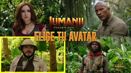 JUMANJI SIGUIENTE NIVEL. Elige tu avatar.