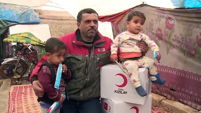 Türk Kızılaydan ihtiyaç sahibi Suriyeliler için ısıtıcı ve kömür yardımı çağrısı - KİLİS