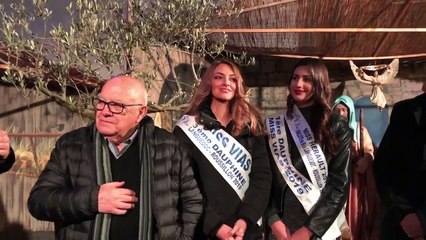 VIAS - Inauguration de la crèche de Noël