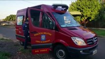 Com lesão no supercílio, jovem é socorrida no Bairro Cascavel Velho