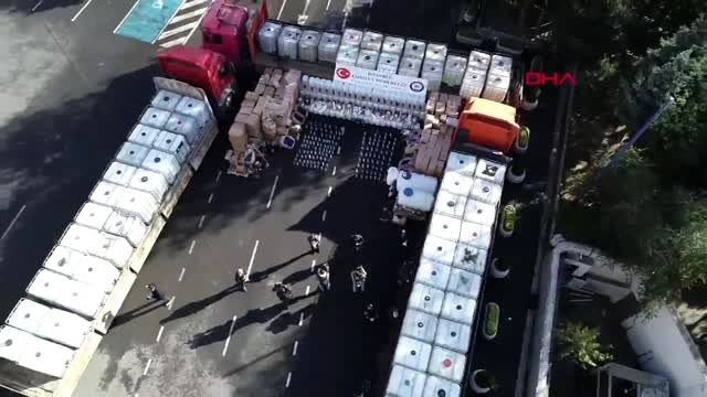 Yılbaşı öncesi istanbul merkezli 8 ilde büyük sahte içki operasyonu polis kamerasında