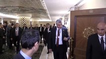 TBMM Başkanı Şentop, İran Meclis Başkanı Ali Laricani ile görüştü