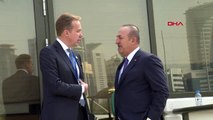 Çavuşoğlu, dünya ekonomik forumu başkanı borge brende ile görüştü