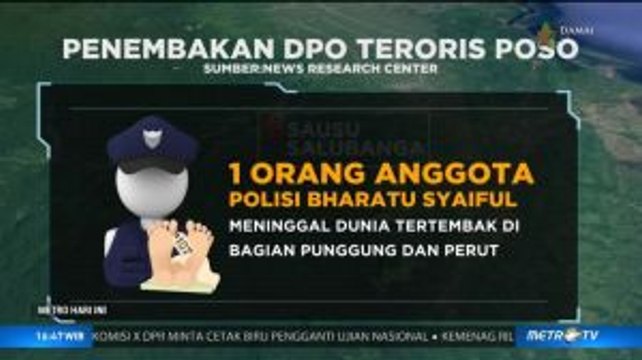 Satu Anggota Brimob Polda Sulteng Tewas Ditembak Kelompok Teroris MIT