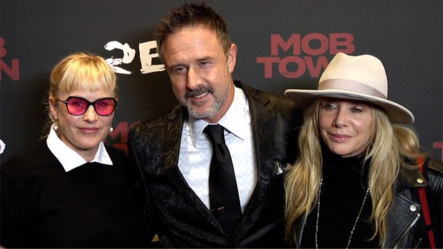 Patricia, David and Rosanna Arquette Mob Town Los Angeles Premiere Red Carpet