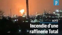 Incendie d'une raffinerie Total près du Havre