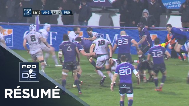 PRO D2 - Résumé Angoulême-Provence Rugby: 19-15 - J14 - Saison 2019/2020