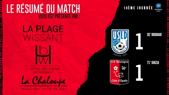 [NATIONAL] J16 Résumé Dunkerque - USBCO