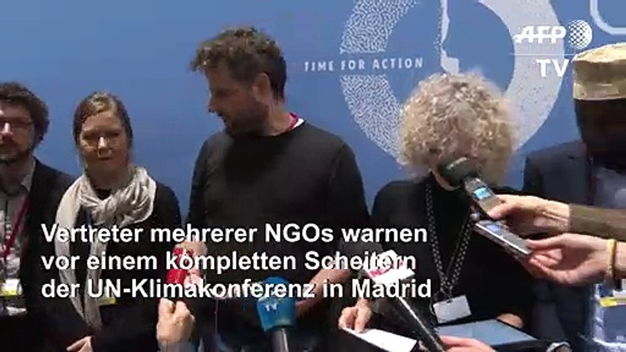 NGO-Chef: Regierungen haben Klima-Gipfel 'verkackt'