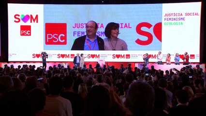 Carmen Calvo interviene en el Congreso del PSC