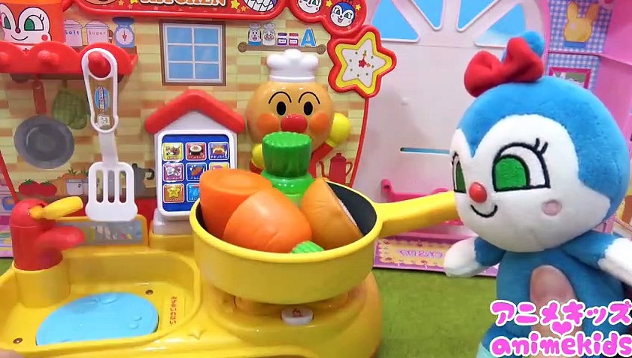 アンパンマン アニメ おもちゃ コキンちゃん お料理 アンパンマン キッチン みんなにお弁当つくるよ アニメキッズ