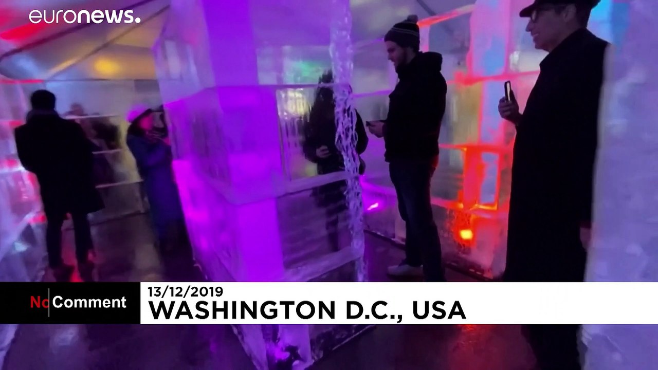 Eisiges Labyrinth in Washington DC