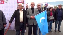 Çin'in Uygur Türklerine yönelik insan hakları ihlalleri protesto edildi