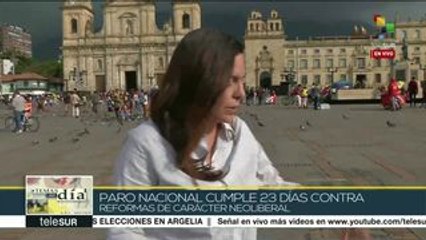 Colombia: paro nacional contra políticas de Duque alcanza 23 días