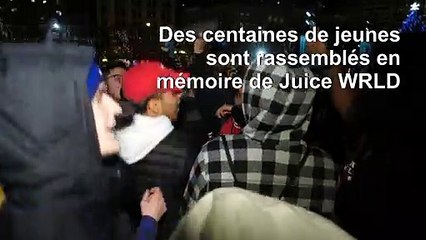 A Chicago, veillée festive des fans pour le rappeur Juice WRLD