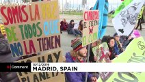 A világ minden pontjáról érkeztek aktivisták a madridi klímacsúcsra