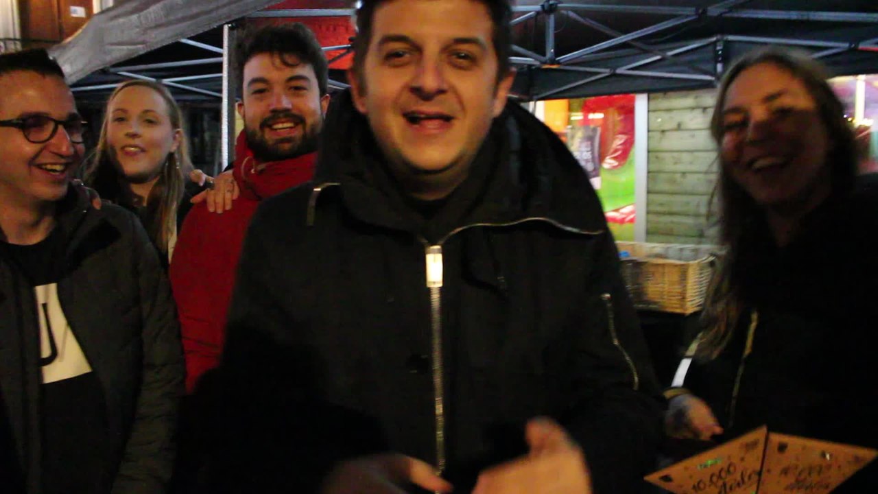 David Antoine à Huy pour vendre les étoiles