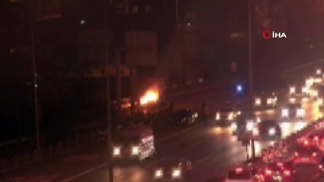 Boğaziçi Köprüsü'nde panik yaratan anlar