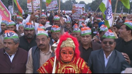 Thousands protest in New Delhi over 'anti-Muslim' citizenship law