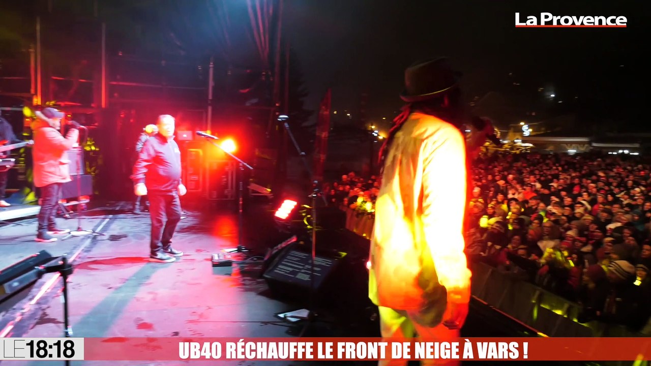 UB40 réchauffe le front de neige à Vars !