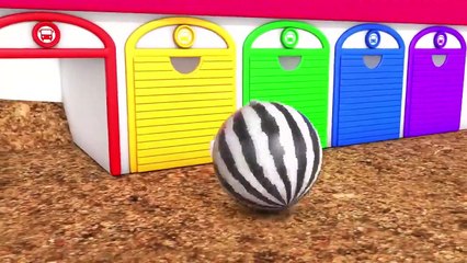 Download Video: Aprende los colores con pacman y Pelota de futbo autobús escolar para niños