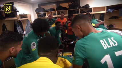 Nîmes - FC Nantes : la joie du vestiaire